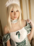 cosplay c78 longphoto 白发性感日本女佣(23)
